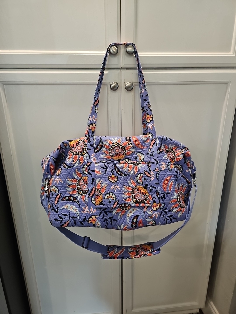 Floral Quilted Weekender Bag in Lavender Vera Bradley